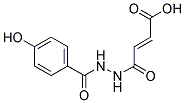 4-[N'-(4-HYDROXY-BENZOYL)-HYDRAZINO]-4-OXO-BUT-2-ENOIC ACID Struktur