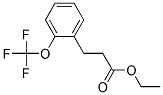 3-(2-TRIFLUOROMETHOXY-PHENYL)-PROPIONIC ACID ETHYL ESTER Struktur