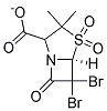 (S)-6,6-DIBROMO-3,3-DIMETHYL-4,4,7-TRIOXO-4LAMBDA6-THIA-1-AZA-BICYCLO[3.2.0]HEPTANE-2-CARBOXYLIC ACID ANION Struktur