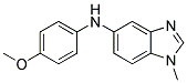 (4-METHOXY-PHENYL)-(1-METHYL-1H-BENZOIMIDAZOL-5-YL)-AMINE Struktur