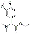 BENZO[1,3]DIOXOL-5-YL-DIMETHYLAMINO-ACETIC ACID ETHYL ESTER Struktur