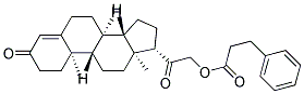 3-PHENYL-PROPIONIC ACID 2-((8S,9S,10R,13S,14S,17S)-10,13-DIMETHYL-3-OXO-2,3,6,7,8,9,10,11,12,13,14,15,16,17-TETRADECAHYDRO-1H-CYCLOPENTA[A]PHENANTHREN-17-YL)-2-OXO-ETHYL ESTER Struktur