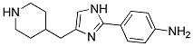 4-(4-PIPERIDIN-4-YLMETHYLIMIDAZOL-2-YL)PHENYLAMINE Struktur