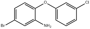 5-BROMO-2-(3-CHLOROPHENOXY)ANILINE Struktur