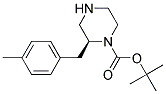 (S)-2-(4-METHYL-BENZYL)-PIPERAZINE-1-CARBOXYLIC ACID TERT-BUTYL ESTER Struktur