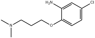 N-[3-(2-AMINO-4-CHLOROPHENOXY)PROPYL]-N,N-DIMETHYLAMINE Struktur