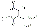 3'-FLUORO-2,3,5,6-TETRACHLOROBIPHENYL Struktur