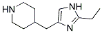 4-(2-ETHYL-1H-IMIDAZOL-4-YLMETHYL)-PIPERIDINE Struktur