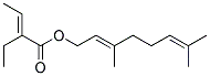 GERANYL METHYLTIGLATE Struktur