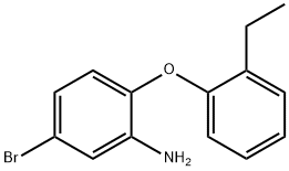 5-BROMO-2-(2-ETHYLPHENOXY)ANILINE Struktur