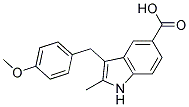 3-(4-METHOXYBENZYL)-2-METHYL-1H-INDOLE-5-CARBOXYLIC ACID Struktur