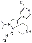 4-(3-CHLOROPHENYL)-2-ISOPROPYL-2,8-DIAZASPIRO[4.5]DECAN-1-ONE HYDROCHLORIDE Struktur