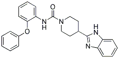 4-(1H-BENZIMIDAZOL-2-YL)-N-(2-PHENOXYPHENYL)PIPERIDINE-1-CARBOXAMIDE Struktur