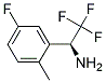 (S)-2,2,2-TRIFLUORO-1-(5-FLUORO-2-METHYL-PHENYL)-ETHYLAMINE Struktur