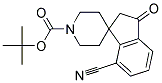 TERT-BUTYL 7-CYANO-3-OXO-2,3-DIHYDROSPIRO[INDENE-1,4'-PIPERIDINE]-1'-CARBOXYLATE Struktur