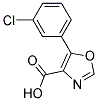 5-(3-CHLOROLPHENYL)-1,3-OXAZOLE-4-CARBOXYLIC ACID Struktur