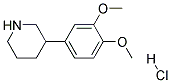 3-(3,4-DIMETHOXYPHENYL)PIPERIDINE HYDROCHLORIDE Struktur