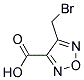 4-(BROMOMETHYL)-1,2,5-OXADIAZOLE-3-CARBOXYLIC ACID Struktur