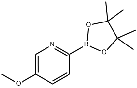 5-METHOXYPYRIDINE-2-BORONIC ACID PINACOL ESTER Struktur