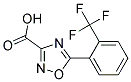 5-(2-(TRIFLUOROMETHYL)PHENYL)-1,2,4-OXADIAZOLE-3-CARBOXYLIC ACID Struktur