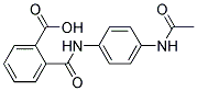 N-(4-ACETYLAMINO-PHENYL)-PHTHALAMIC ACID Struktur