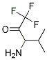 3-AMINO-1,1,1-TRIFLUORO-4-METHYLPENTAN-2-ONE Struktur