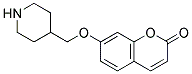 7-(4-PIPERIDINYLMETHOXY)-2H-CHROMEN-2-ONE Struktur