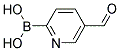 5-FORMYLPYRIDIN-2-YL-2-BORONIC ACID Struktur