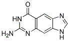 6-AMINO-3,7-DIHYDRO-IMIDAZO[4,5-G]QUINAZOLIN-8-ONE Struktur