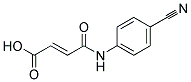 3-(4-CYANO-PHENYLCARBAMOYL)-ACRYLIC ACID Struktur