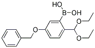 5-(BENZYLOXY)-2-FORMYLPHENYLBORONIC ACID DIETHYL ACETAL Struktur