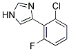 4-(2-CHLORO-6-FLUORO-PHENYL)-1H-IMIDAZOLE Struktur