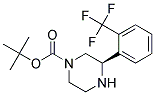 (R)-3-(2-TRIFLUOROMETHYL-PHENYL)-PIPERAZINE-1-CARBOXYLIC ACID TERT-BUTYL ESTER Struktur