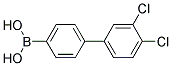 3',4'-DICHLORO-4-BIPHENYLBORONIC ACID Struktur