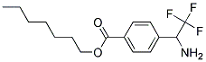 4-(1-AMINO-2,2,2-TRIFLUORO-ETHYL)-BENZOIC ACID HEPTYL ESTER Struktur