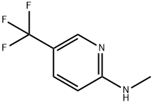 N-METHYL-5-(TRIFLUOROMETHYL)-2-PYRIDINAMINE Struktur