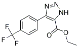 5-(4-TRIFLUOROMETHYL-PHENYL)-3H-[1,2,3]TRIAZOLE-4-CARBOXYLIC ACID ETHYL ESTER Struktur