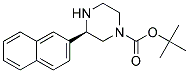 (R)-3-NAPHTHALEN-2-YL-PIPERAZINE-1-CARBOXYLIC ACID TERT-BUTYL ESTER Struktur