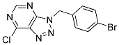 3-(4-BROMO-BENZYL)-7-CHLORO-3H-[1,2,3]TRIAZOLO[4,5-D]PYRIMIDINE Struktur