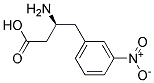 (S)-3-AMINO-4-(3-NITROPHENYL)BUTANOIC ACID Struktur