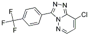 8-CHLORO-3-(4-TRIFLUOROMETHYLPHENYL)-1,2,4-TRIAZOLO[4,3-B]PYRIDAZINE Struktur