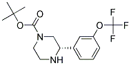 (S)-3-(3-TRIFLUOROMETHOXY-PHENYL)-PIPERAZINE-1-CARBOXYLIC ACID TERT-BUTYL ESTER Struktur