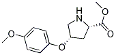 METHYL (2S,4S)-4-(4-METHOXYPHENOXY)-2-PYRROLIDINECARBOXYLATE Struktur