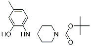 TERT-BUTYL 4-(4-METHYL-2-HYDROXYPHENYLAMINO)PIPERIDINE-1-CARBOXYLATE Struktur