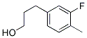 3-(3-FLUORO-4-METHYL-PHENYL)-PROPAN-1-OL Struktur