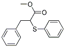 3-PHENYL-2-PHENYLSULFANYL-PROPIONIC ACID METHYL ESTER Struktur