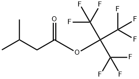 NONAFLUORO-TERT-BUTYL 3-METHYLBUTYRATE Struktur