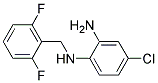 4-CHLORO-N1-(2,6-DIFLUORO-BENZYL)-BENZENE-1,2-DIAMINE Struktur