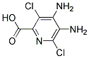 4,5-DIAMINO-3,6-DICHLORO-2-PICOLINIC ACID Struktur