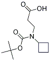 3-(TERT-BUTOXYCARBONYL(CYCLOBUTYL)AMINO)PROPANOIC ACID Struktur